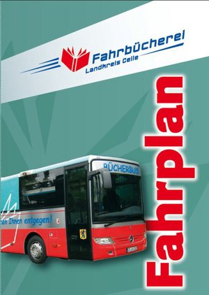 Deckblatt Fahrplan des Bücherbusses im Landkreis Celle